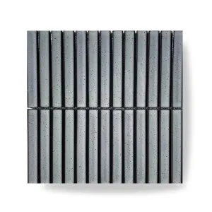 Convex Fingers Luna Grey 20x145 (299x296) by Groove Tiles, a Mosaic Tiles for sale on Style Sourcebook