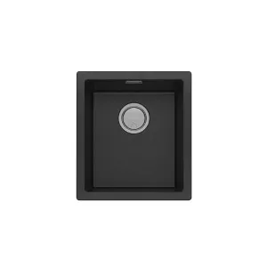 Phoenix 5000 Series Single Bowl Quartz Resin Sink 418 x 468mm Matte Black by PHOENIX, a Kitchen Sinks for sale on Style Sourcebook
