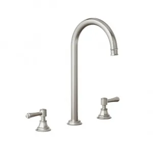 Kingsley Assembly Bench Mounted Set - Brushed Nickel by ABI Interiors Pty Ltd, a Bathroom Taps & Mixers for sale on Style Sourcebook