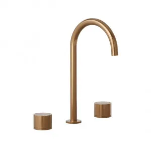Pixi Tile Insert Assembly Bench Mounted Set - Brushed Copper by ABI Interiors Pty Ltd, a Bathroom Taps & Mixers for sale on Style Sourcebook