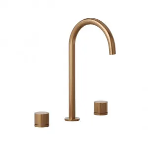 Milani Assembly Bench Mounted Set - Brushed Copper by ABI Interiors Pty Ltd, a Bathroom Taps & Mixers for sale on Style Sourcebook