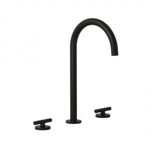 Barre Assembly Bench Mounted Set - Matte Black by ABI Interiors Pty Ltd, a Bathroom Taps & Mixers for sale on Style Sourcebook