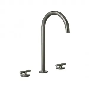 Barre Assembly Bench Mounted Set - Brushed Gunmetal by ABI Interiors Pty Ltd, a Bathroom Taps & Mixers for sale on Style Sourcebook