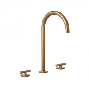 Barre Assembly Bench Mounted Set - Brushed Copper by ABI Interiors Pty Ltd, a Bathroom Taps & Mixers for sale on Style Sourcebook