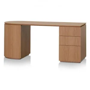 Albina 1.77m Right Drawer Office Desk - Natural Oak by Interior Secrets - AfterPay Available by Interior Secrets, a Desks for sale on Style Sourcebook