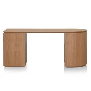 Albina 1.77m Left Drawer Office Desk - Natural Oak by Interior Secrets - AfterPay Available by Interior Secrets, a Desks for sale on Style Sourcebook