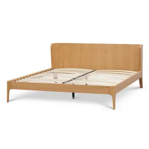 Belmont King Bed Frame - Natural Oak - Last One by Interior Secrets - AfterPay Available by Interior Secrets, a Beds & Bed Frames for sale on Style Sourcebook