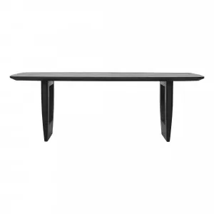 Cortez Dining Table 220cm in Sandblast Black by OZ Design, a Dining Tables for sale on Style Sourcebook