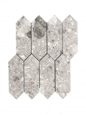 Affogato Mid Grey Matt Mosaic (300x300) (P3) by Groove Tiles, a Porcelain Tiles for sale on Style Sourcebook