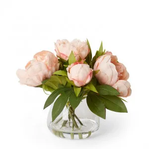 Peony Mix  - Allira Vase - 29 x 29 x 29cm by null, a Plants for sale on Style Sourcebook