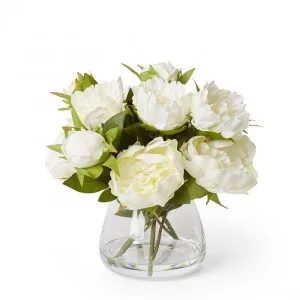 Peony Mix  - Allira Vase - 34 x 34 x 36cm by null, a Plants for sale on Style Sourcebook