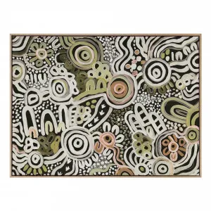Country Green Landscape Box Framed Canvas in 123 x 93cm by OZ Design, a Painted Canvases for sale on Style Sourcebook