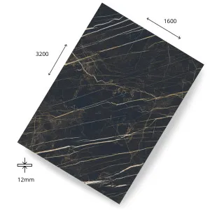 Marmoker Night Storm Polished 1600x3200x12mm by Casalgrande Padana, a Natural Stone for sale on Style Sourcebook