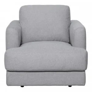 Temple Armchair in Belfast Grey by OzDesignFurniture, a Sofas for sale on Style Sourcebook