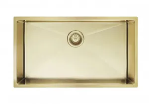 Meir | LAVELLO by MEIR | BRUSHED BRONZE GOLD LAVELLO KITCHEN SINK - SINGLE BOWL 760 X 440 by LAVELLO by MEIR, a Kitchen Sinks for sale on Style Sourcebook