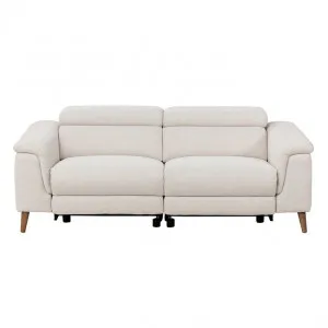 Dylan Orson Almond with 2 Electric Recliner Sofa - 3 Seater by null, a Sofas for sale on Style Sourcebook