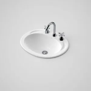 Concorde 500 Vanity Basin 3 Tap Holes | Made From Vitreous China In White By Caroma by Caroma, a Basins for sale on Style Sourcebook