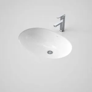 Caravelle Under Counter Basin 600 Under Counter With Bracket Nth | Made From Vitreous China In White By Caroma by Caroma, a Basins for sale on Style Sourcebook