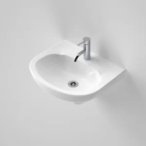 Integra Wall Basin With Bracket 1 Tap Hole | Made From Vitreous China In White By Caroma by Caroma, a Basins for sale on Style Sourcebook