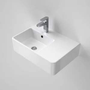 Cube Extension Wall Basin With Overflow Right Hand 1 Tap Hole | Made From Vitreous China In White By Caroma by Caroma, a Basins for sale on Style Sourcebook