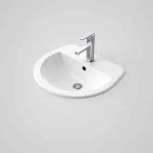 Cosmo Vanity Basin With Overflow 1 Tap Hole | Made From Vitreous China In White By Caroma by Caroma, a Basins for sale on Style Sourcebook