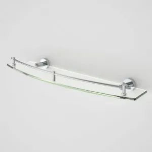 Cosmo Glass Shelf Single | Made From Metal/Glass In Chrome Finish By Caroma by Caroma, a Shelves & Soap Baskets for sale on Style Sourcebook