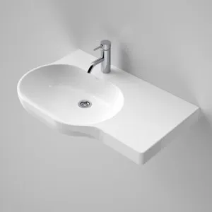 Opal 720 Right Hand Wall Basin With Plug & Waste 1 Tap Hole | Made From Vitreous China In White By Caroma by Caroma, a Basins for sale on Style Sourcebook