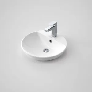 Orbis Inset Basin With Overflow 1 Tap Hole | Made From Vitreous China In White By Caroma by Caroma, a Basins for sale on Style Sourcebook