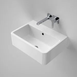 Cubus Utility Wall Basin With Overflow Vitreous China 3 Tap Holes | Made From Ceramic In White By Caroma by Caroma, a Basins for sale on Style Sourcebook