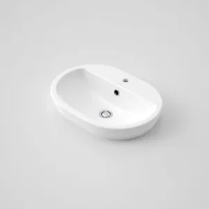 Track Inset Basin With Overflow 1 Tap Hole | Made From Vitreous China In White By Caroma by Caroma, a Basins for sale on Style Sourcebook
