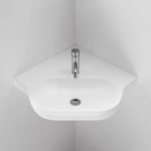 Opal Sole Corner Wall Basin 1 Tap Hole | Made From Vitreous China In White By Caroma by Caroma, a Basins for sale on Style Sourcebook