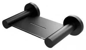 Radii Soap Dish With Round Plate Matte In Black By Phoenix by PHOENIX, a Soap Dishes & Dispensers for sale on Style Sourcebook