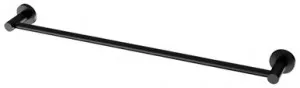 Radii Towel Rail Single 600mm Round Plate Matte In Black By Phoenix by PHOENIX, a Towel Rails for sale on Style Sourcebook