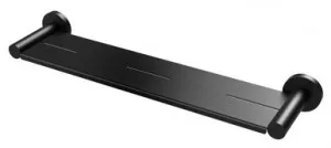 Radii Metal Shower Shelf With Round Plate Matte In Black By Phoenix by PHOENIX, a Shelves & Soap Baskets for sale on Style Sourcebook