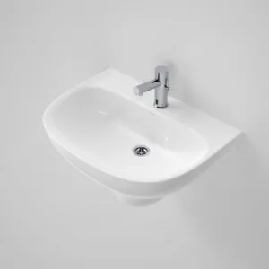 Care 600 Wall Basin 1 Tap Hole | Made From Vitreous China In White By Caroma by Caroma, a Basins for sale on Style Sourcebook