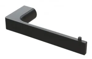 Gloss Toilet Roll Holder Matte | Made From Brass In Black By Phoenix by PHOENIX, a Toilet Paper Holders for sale on Style Sourcebook