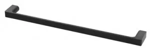 Gloss Towel Rail Single 600mm Matte | Made From Brass In Black By Phoenix by PHOENIX, a Towel Rails for sale on Style Sourcebook