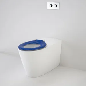 Care 800 Cleanflush® Wall Faced Invisi Series II® Toilet Suite Pedigree II Care Single Flap In White/Sorrento Blue By Caroma by Caroma, a Toilets & Bidets for sale on Style Sourcebook