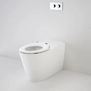 Care 800 Cleanflush® Wall Faced Invisi Series II® Toilet Suite With Pedigree II Care Single Flap Seat 4Star | Stainless Steel In White By Caroma by Caroma, a Toilets & Bidets for sale on Style Sourcebook