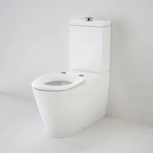 Care 800 Cleanflush® Wall Faced Toilet Suite - Pedigree II Care Single Flap Seat - In White By Caroma by Caroma, a Toilets & Bidets for sale on Style Sourcebook