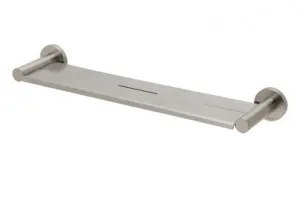 Radii Metal Shower Shelf With Round Plate In Brushed Nickel By Phoenix by PHOENIX, a Shelves & Soap Baskets for sale on Style Sourcebook