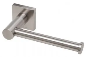 Radii Toilet Roll Holder With Square Plate In Brushed Nickel By Phoenix by PHOENIX, a Toilet Paper Holders for sale on Style Sourcebook