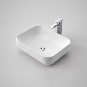 Tribute Artisan Above Counter Basin Rectangle 490mm | Made From Vitreous China In White By Caroma by Caroma, a Basins for sale on Style Sourcebook