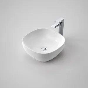 Tribute Artisan B6 Above Counter Basin Curved Square 170mm Nth | Made From Vitreous China In White By Caroma by Caroma, a Basins for sale on Style Sourcebook