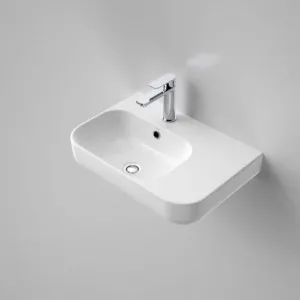 Luna Shelf Wall Basin With Overflow 1 Tap Hole | Made From Vitreous China In White By Caroma by Caroma, a Basins for sale on Style Sourcebook