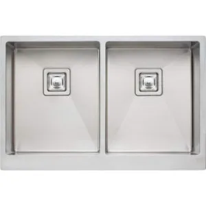Sink Professional U/Mount Dbl & 2Bwl Guard Pr1263U 835mm | Made From Stainless Steel By Oliveri by Oliveri, a Kitchen Sinks for sale on Style Sourcebook