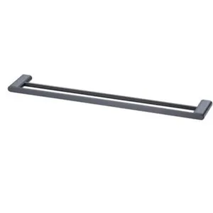 Madrid Towel Rail Double 650mm Matte | Made From Stainless Steel/Zinc/Alloy In Black By Oliveri by Oliveri, a Towel Rails for sale on Style Sourcebook