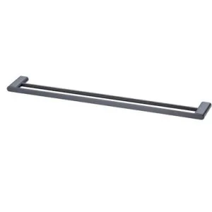 Madrid Towel Rail Double 800mm Matte | Made From Stainless Steel/Zinc/Alloy In Black By Oliveri by Oliveri, a Towel Rails for sale on Style Sourcebook