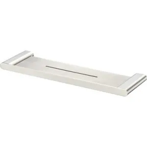 Madrid Metal Shelf 420mm | Made From Stainless Steel/Zinc/Alloy In Brushed Nickel By Oliveri by Oliveri, a Shelves & Soap Baskets for sale on Style Sourcebook