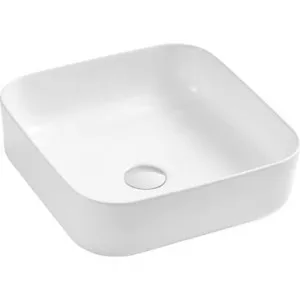 Naples Counter Top Square Basin | Made From Vitreous China In White By Oliveri by Oliveri, a Basins for sale on Style Sourcebook
